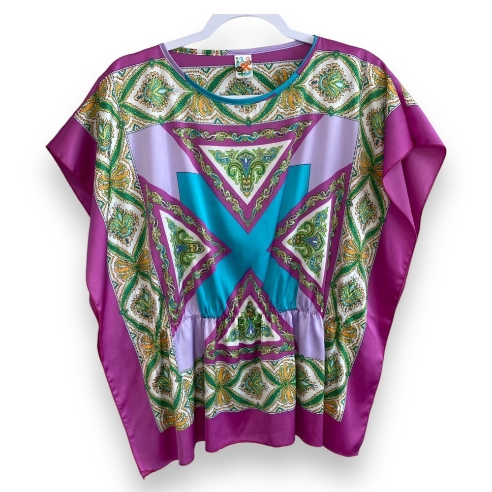 Roxy - Colorful Bohemian Blouse - Size Small